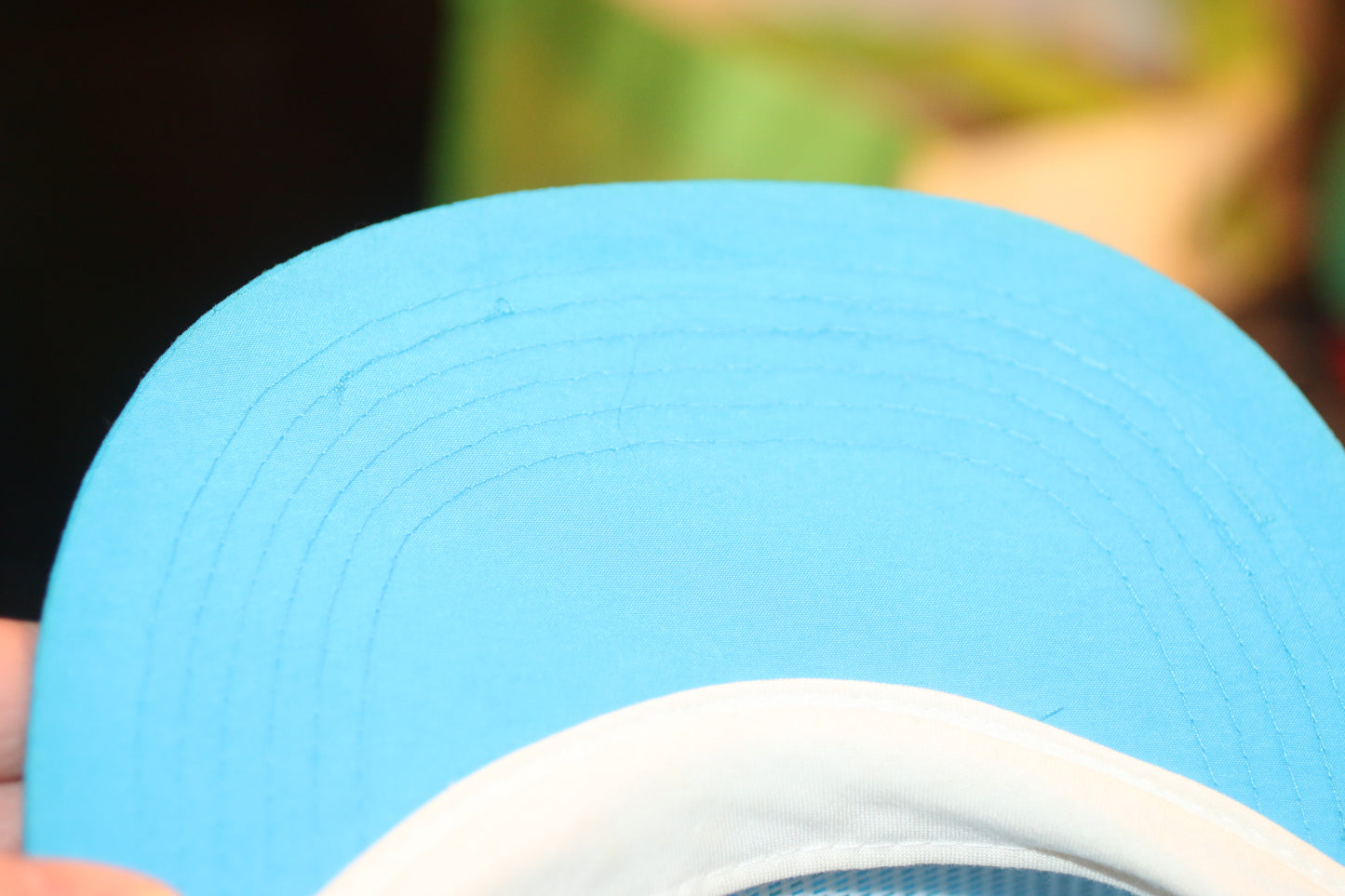 Vtg CONAIR Hat-Euro Collection Style Driven-Bright Blue-Rope Bill-Snapback-Cap