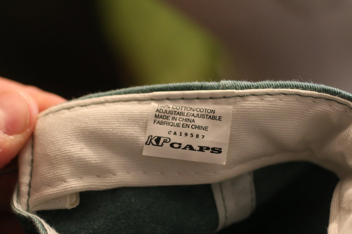 Vintage SEPAQ Anticosti Cap Hat Adjustable Leather Strap Quebec Outdoor Logo