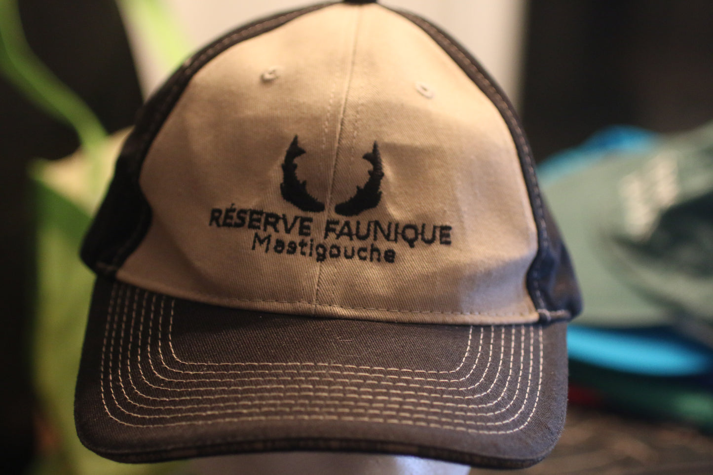 Réserve Faunique Mastigouche Adjustable Hat Cap Quebec Wildlife Outdoor Hunting