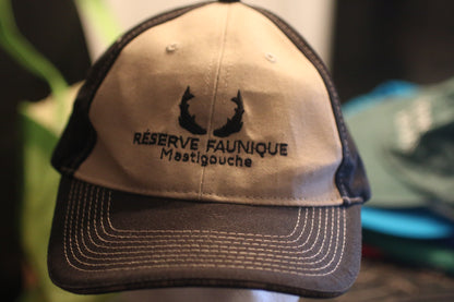 Réserve Faunique Mastigouche Adjustable Hat Cap Quebec Wildlife Outdoor Hunting