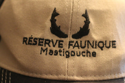 Réserve Faunique Mastigouche Adjustable Hat Cap Quebec Wildlife Outdoor Hunting