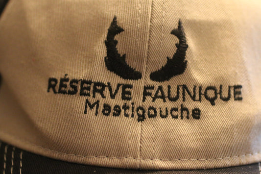 Réserve Faunique Mastigouche Adjustable Hat Cap Quebec Wildlife Outdoor Hunting