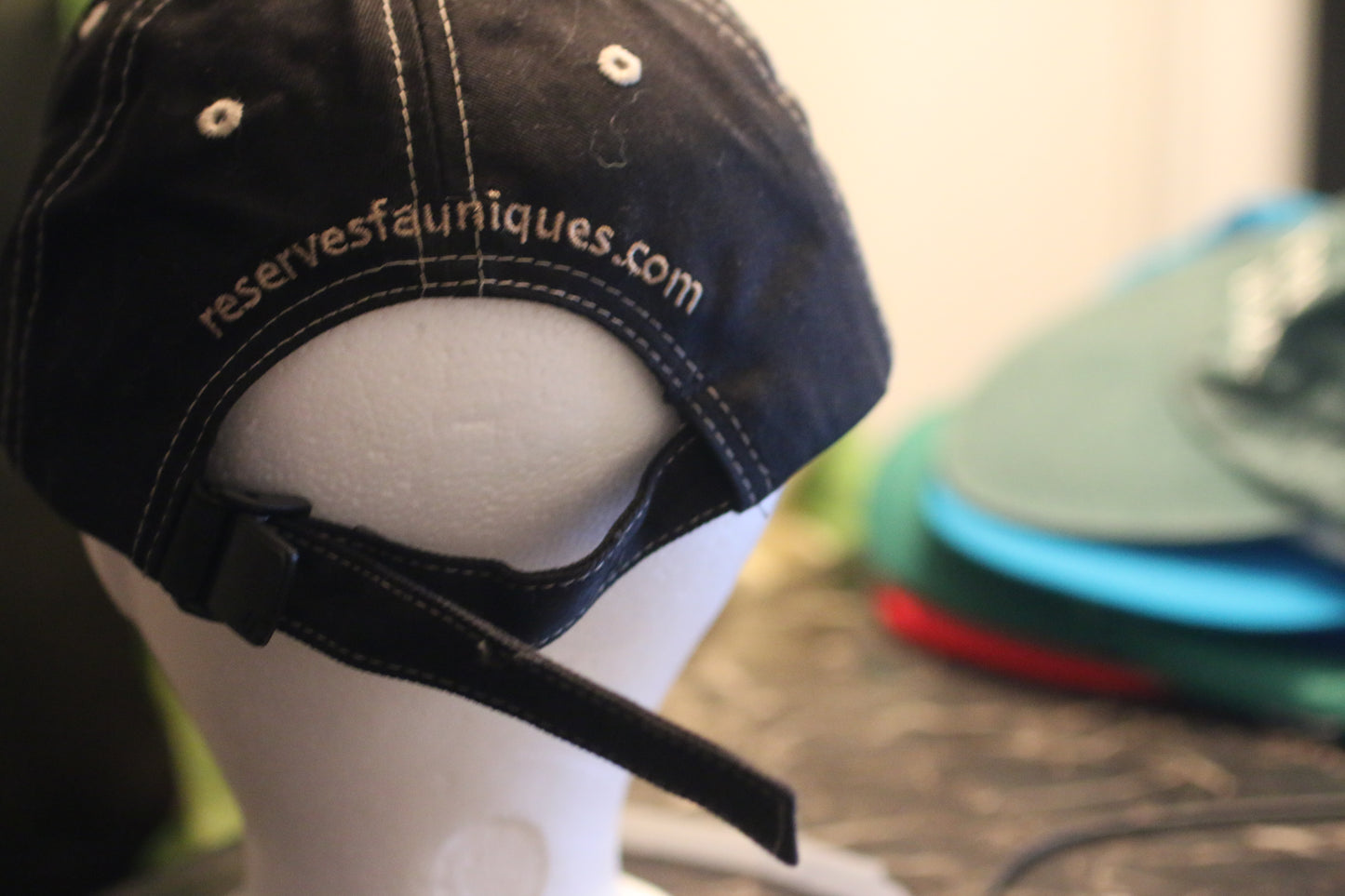 Réserve Faunique Mastigouche Adjustable Hat Cap Quebec Wildlife Outdoor Hunting