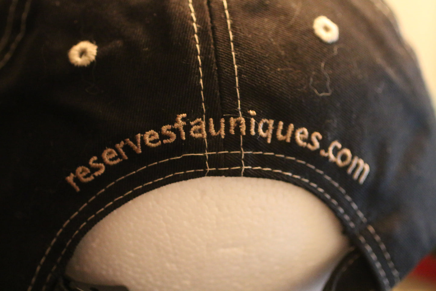 Réserve Faunique Mastigouche Adjustable Hat Cap Quebec Wildlife Outdoor Hunting