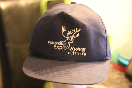 Pourvoirie Explo-Sylva Outfitter Adjustable Cap – Headline Headwear Blue Hunting Hat