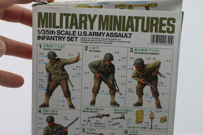 Tamiya Military Miniatures 1/35th Scale U.S. Army Assault Infantry Set