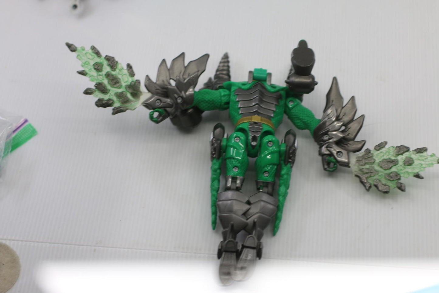 2005 Power Rangers Mystic Force Green Minotaurus Dragon Ranger Figure Bandai 🔥