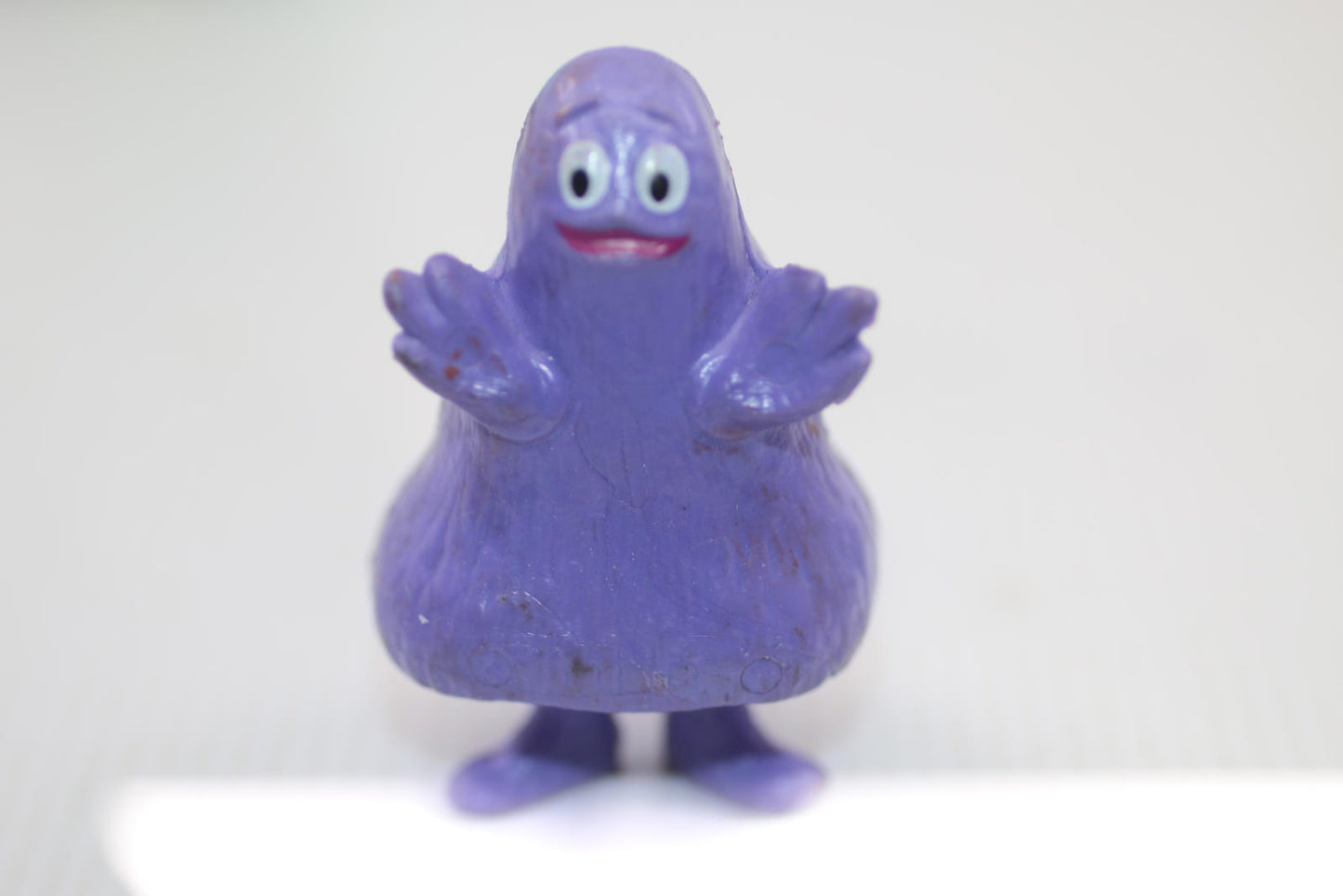 Vintage McDonald's Grimace Figurine 1986 Purple Toy figure