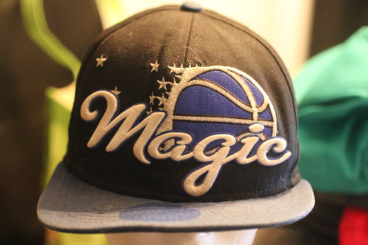 New Era Orlando Magic Hardwood Classics Fitted Cap Size 7 – NBA – Stained Brim
