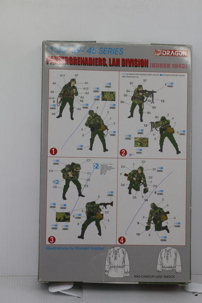Panzergrenadiers, LAH Division (Kursk 1943) 1/35 Scale Dragon 6159 Still Sealed
