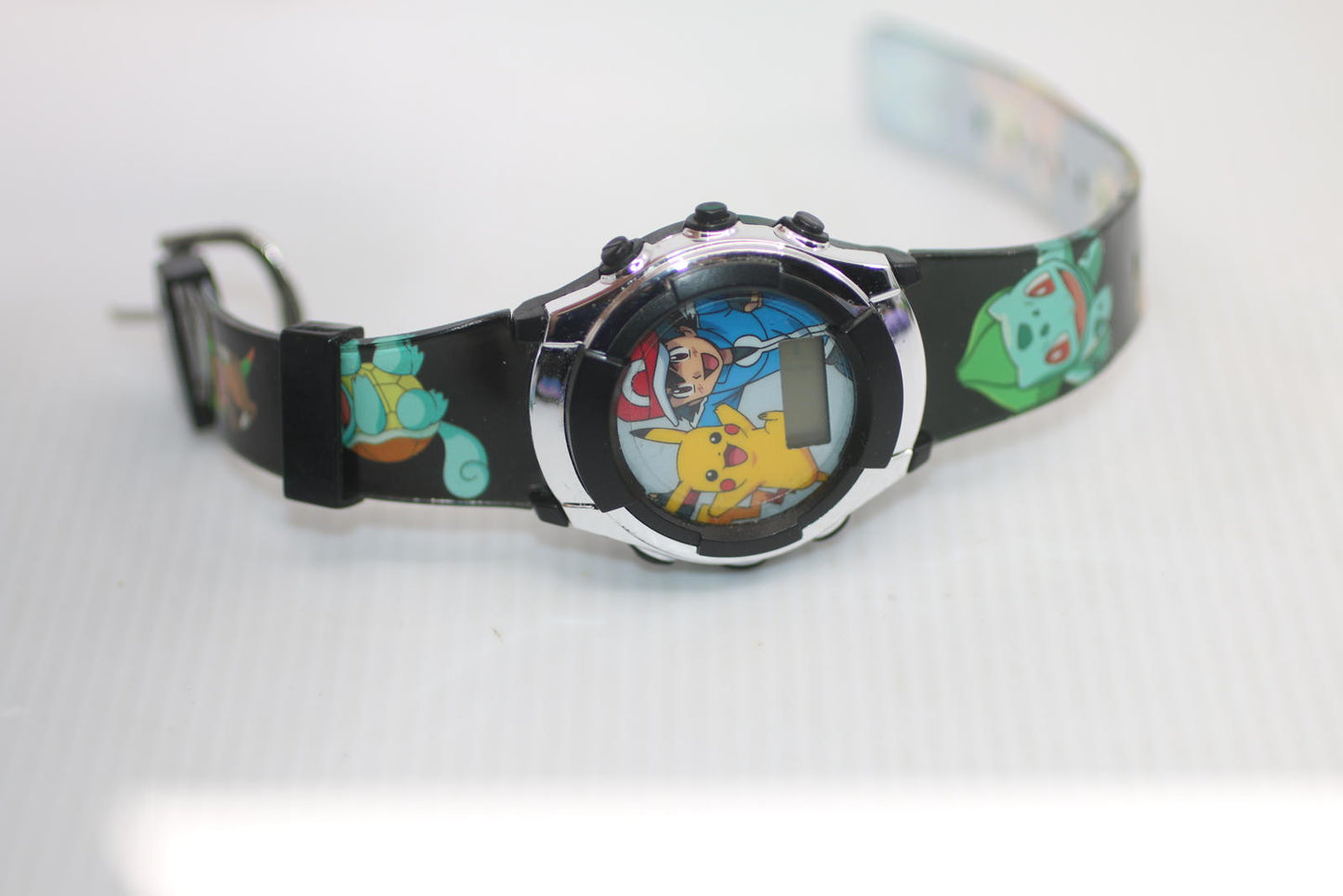 Pokémon Kids Digital Watch Pikachu Ash Bulbasaur Charmander Froakie Accutime2021