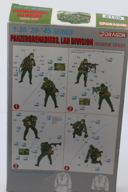 Panzergrenadiers, LAH Division (Kursk 1943) 1/35 Scale Dragon 6159 Still Sealed