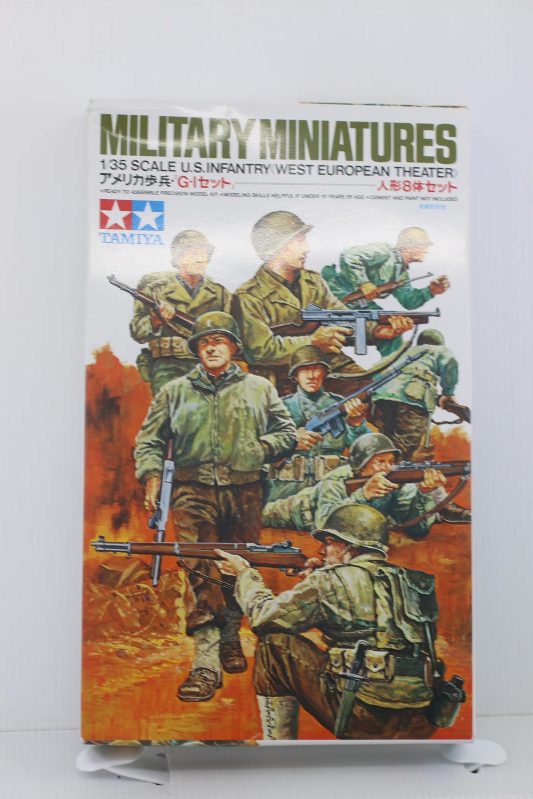 Tamiya Military Miniatures 1/35 Scale U.S. Infantry West European Theater Model