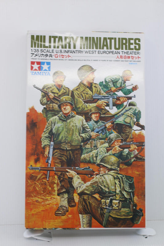Tamiya Military Miniatures 1/35 Scale U.S. Infantry West European Theater Model