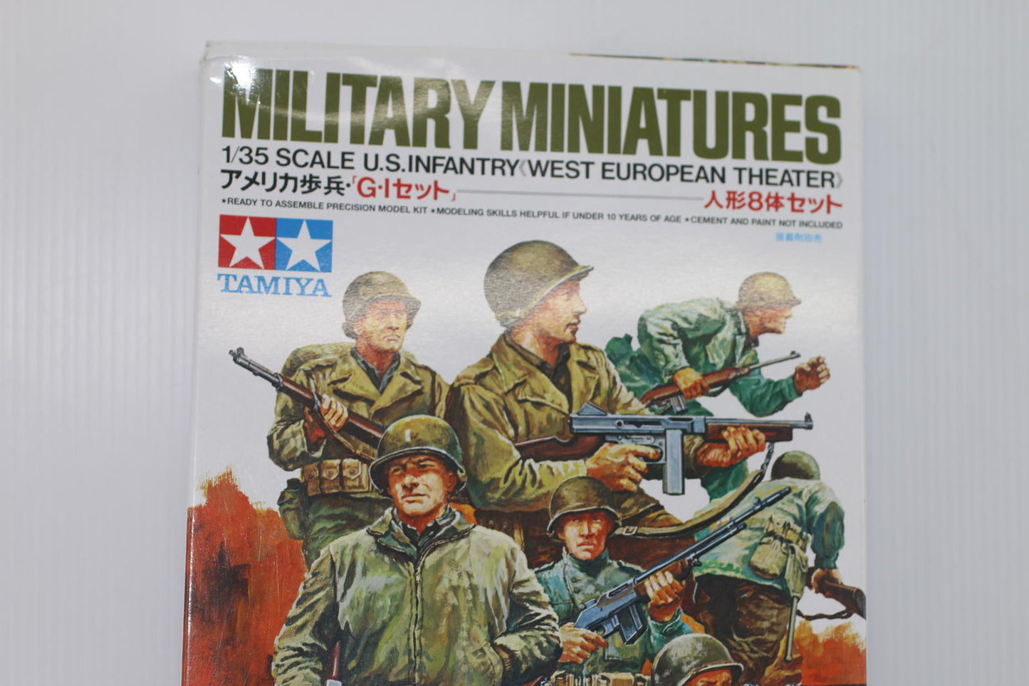 Tamiya Military Miniatures 1/35 Scale U.S. Infantry West European Theater Model