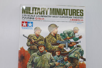 Tamiya Military Miniatures 1/35 Scale U.S. Infantry West European Theater Model