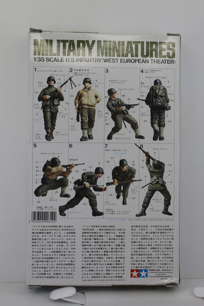Tamiya Military Miniatures 1/35 Scale U.S. Infantry West European Theater Model