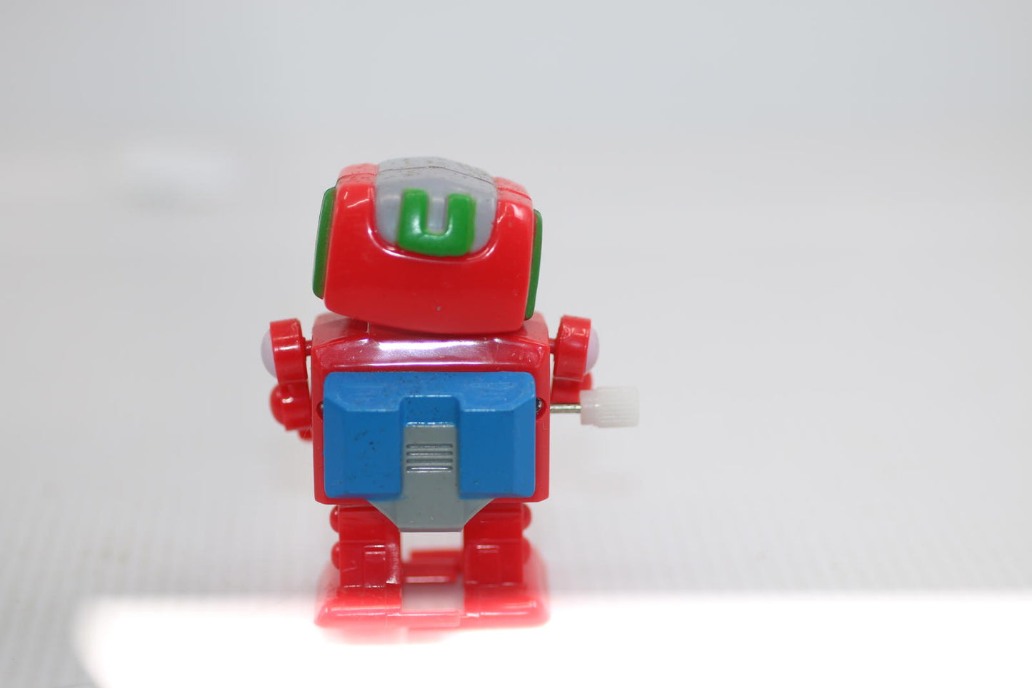 Vintage Red Wind-Up Robot Toy GalAXY Robot toy action figure rare yelloweyesWork