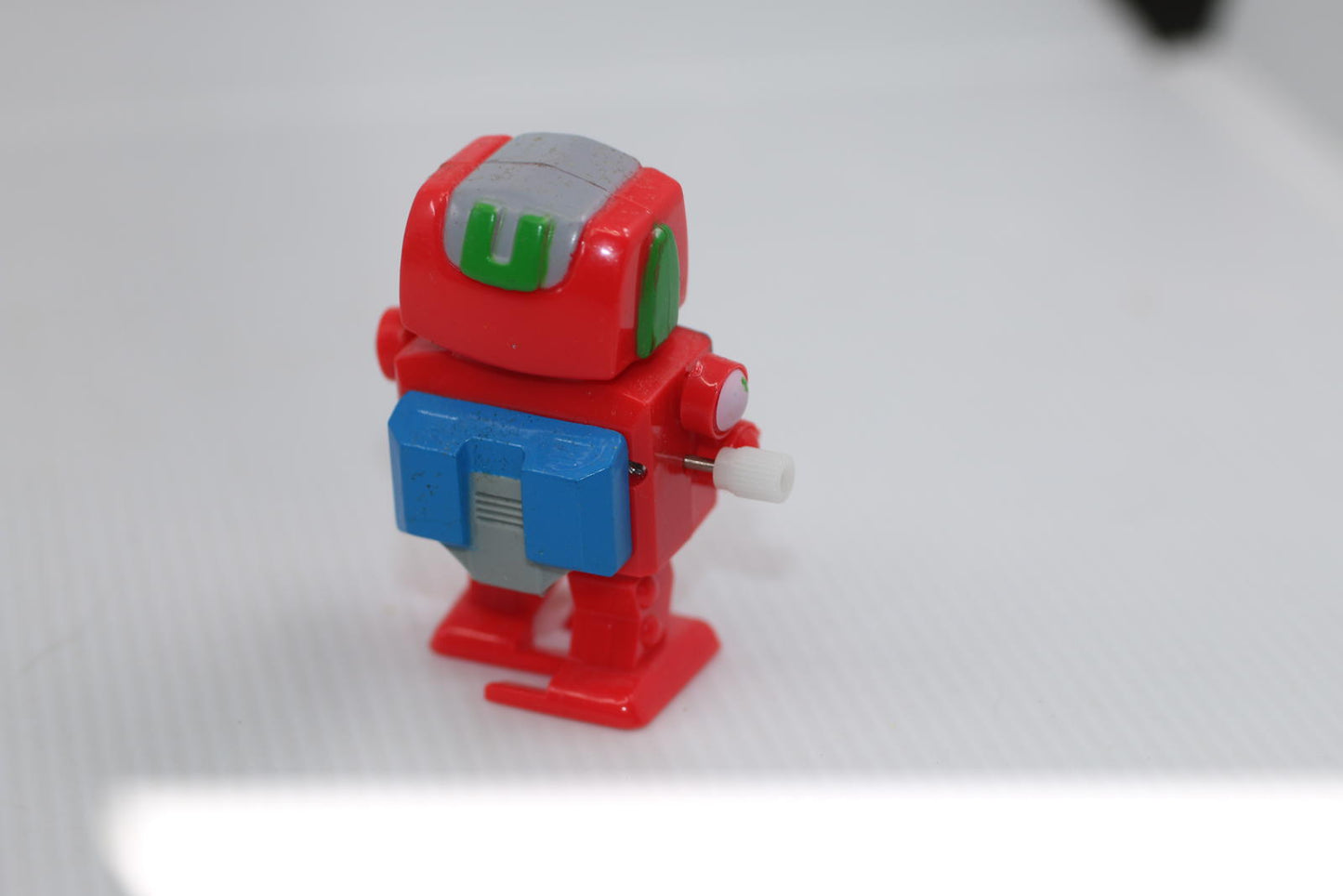 Vintage Red Wind-Up Robot Toy GalAXY Robot toy action figure rare yelloweyesWork