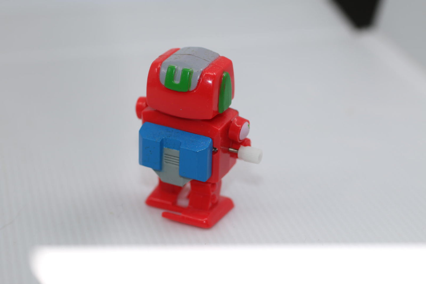Vintage Red Wind-Up Robot Toy GalAXY Robot toy action figure rare yelloweyesWork