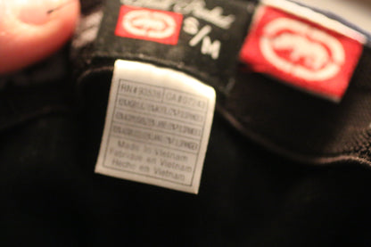 Ecko Unltd Rhino Stretch Fit Cap S/M – Black Green – Streetwear Hat – Pre-Owned