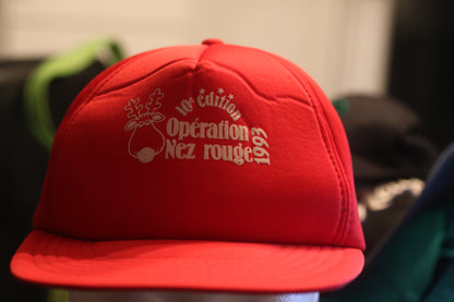 Casquette Opération Nez rouge – 10e édition – SAAQ – Promotionnelle – Ajustable