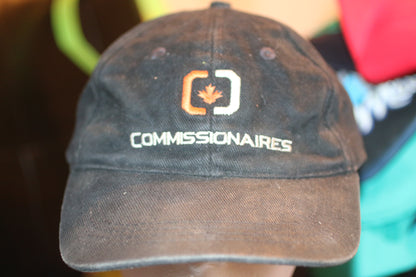 Commissionaires Canada Adjustable Baseball Cap – Black – Promotional – Worn