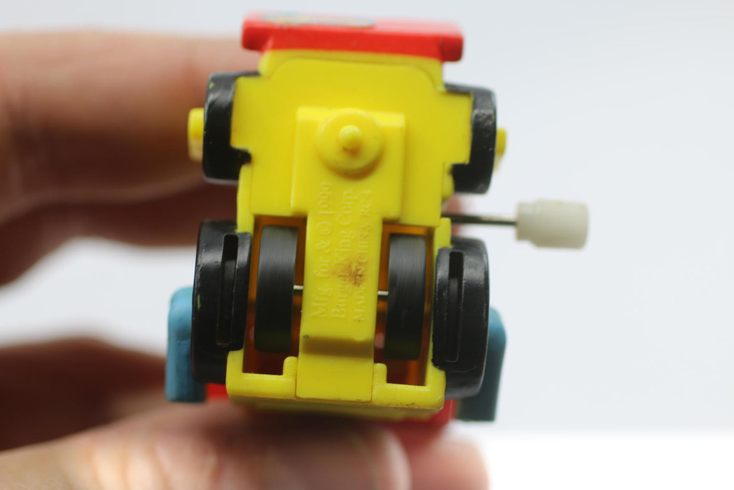 Collectable 1999 Burger King UK Working Wind Up Mini Toy Car Small w/ Driver