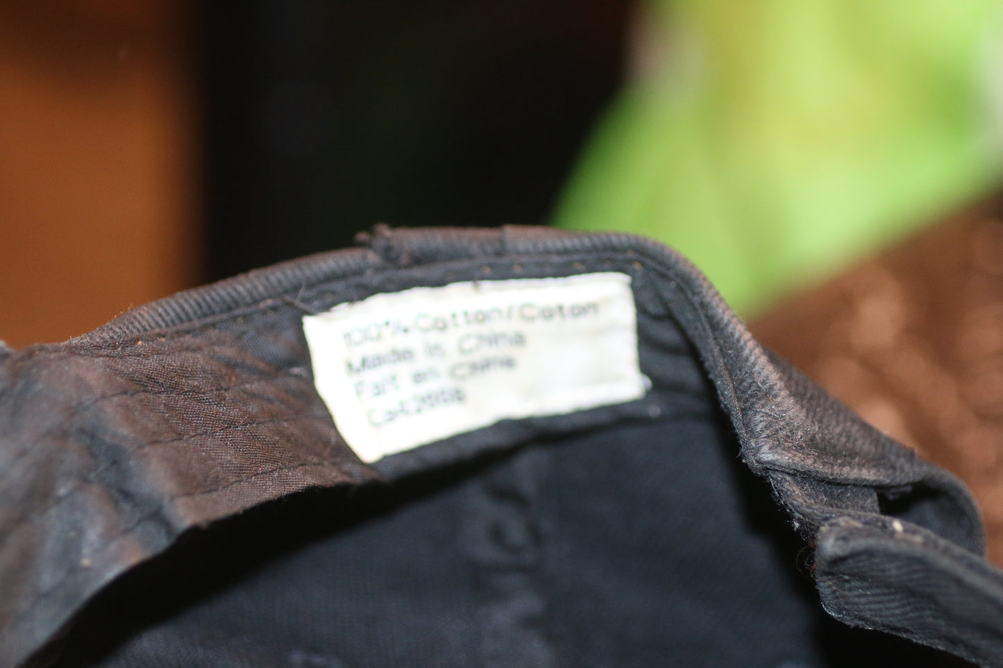 Commissionaires Canada Adjustable Baseball Cap – Black – Promotional – Worn