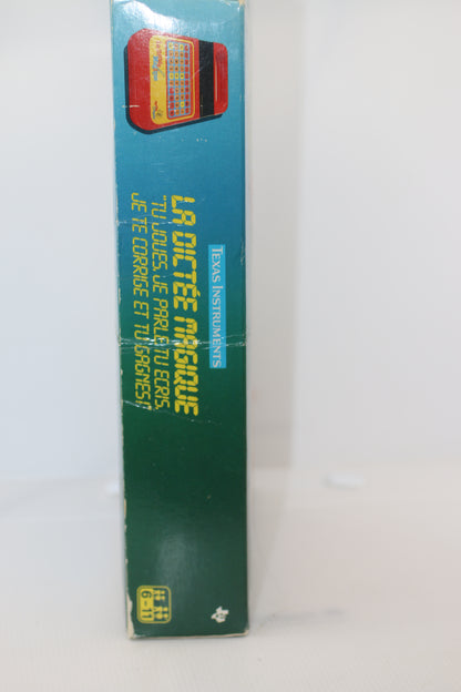 La Dictée Magique Speak & Spell Texas Instruments *French* Version 1981 works