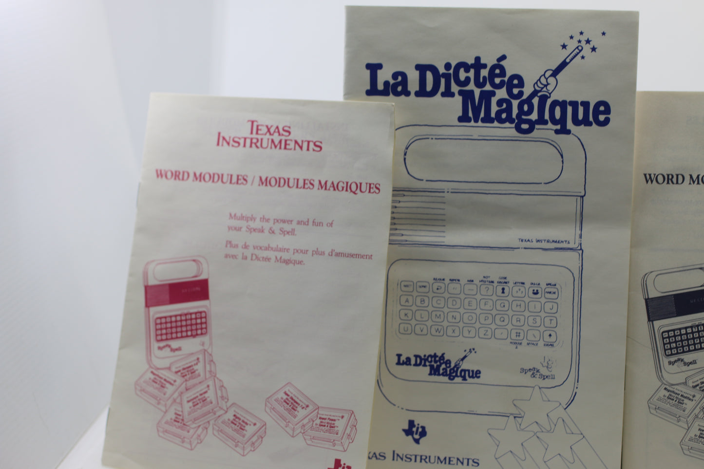 La Dictée Magique Speak & Spell Texas Instruments *French* Version 1981 works