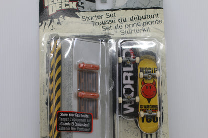 Fingerboard TechDeck World Industries Starter Set Yellow Gear storage New