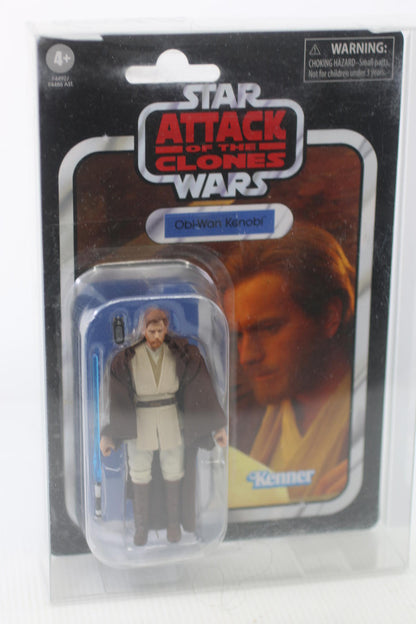 NIP Kenner Star Wars Attack of the Clones Obi-Wan Kenobi Action Figure VC31