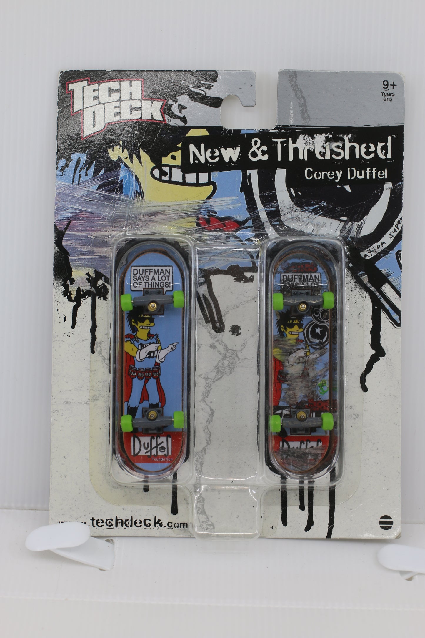 Tech Deck New & Thrashed Corey Duffel Fingerboard Set – Factory Sealed