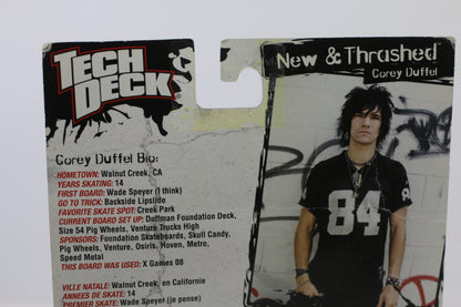 Tech Deck New & Thrashed Corey Duffel Fingerboard Set – Factory Sealed