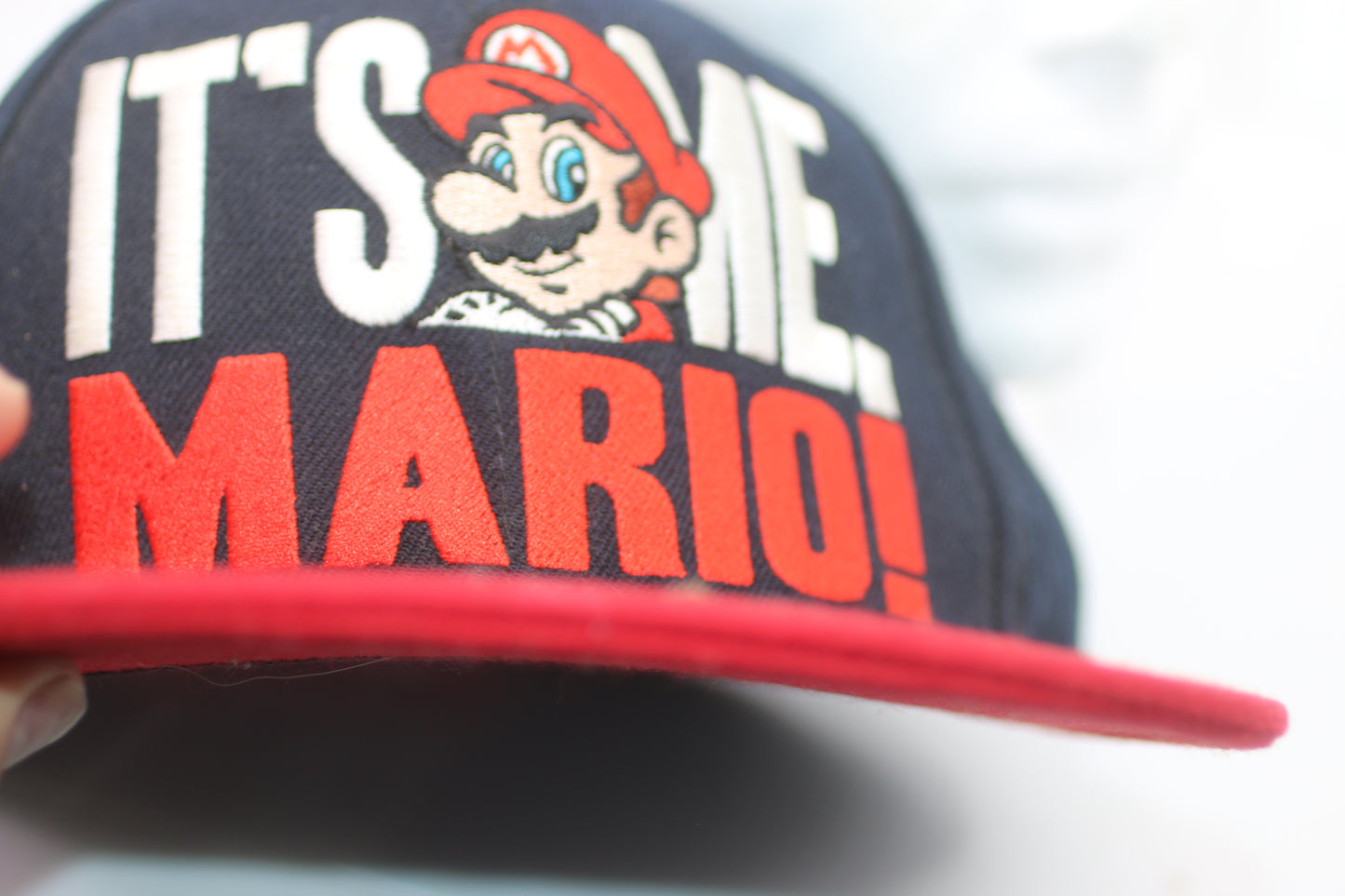 2014 IT'S A ME MARIO! Embroidered Snapback Hat Nintendo Kart Brothers Adjustable