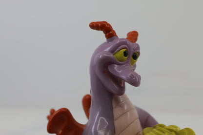 VTG 1982 Walt Disney Productions Epcot Center Figment Vinyl 7" Coin Bank