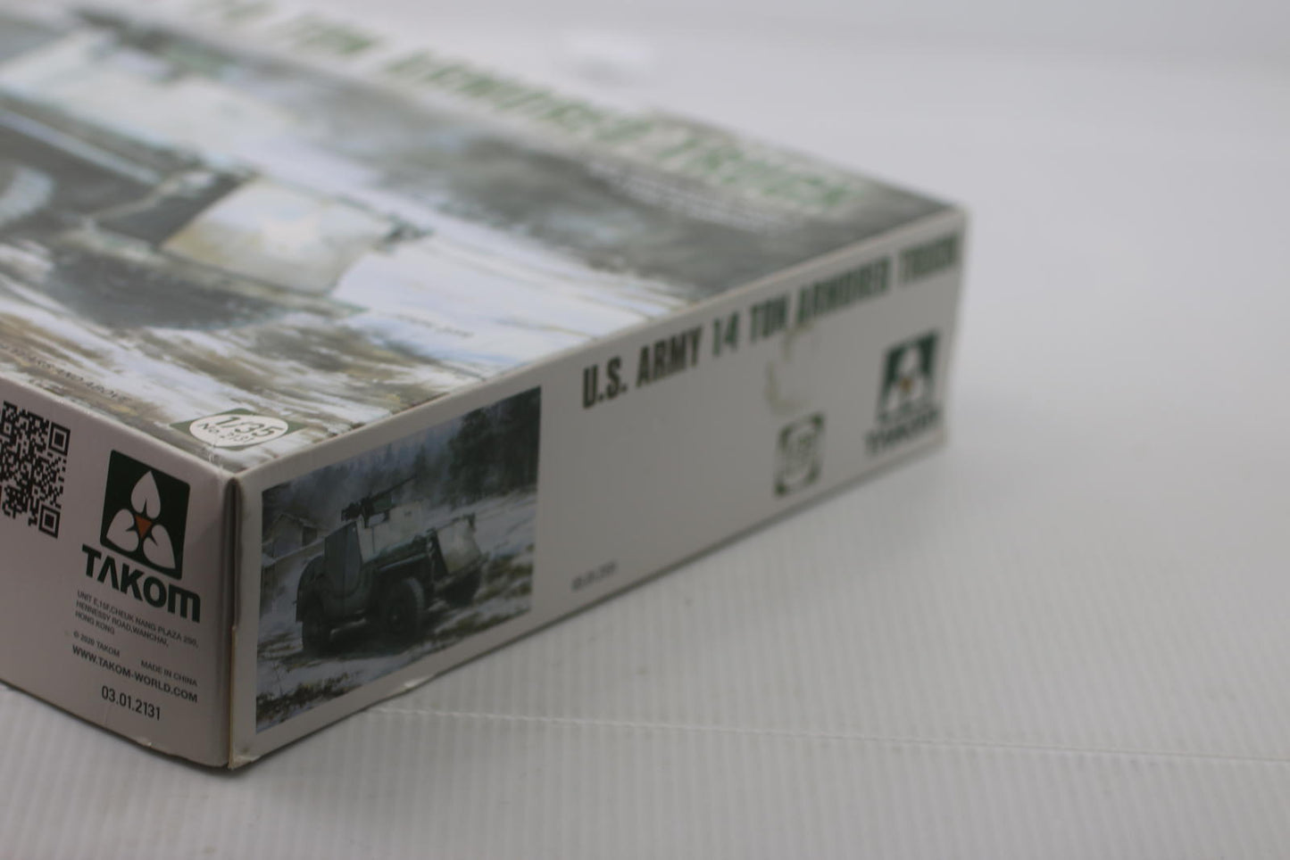 Takom U.S. Army 1/4 Ton Armored Truck Plastic Model Kit 1:35 Scale 2131