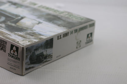 Takom U.S. Army 1/4 Ton Armored Truck Plastic Model Kit 1:35 Scale 2131