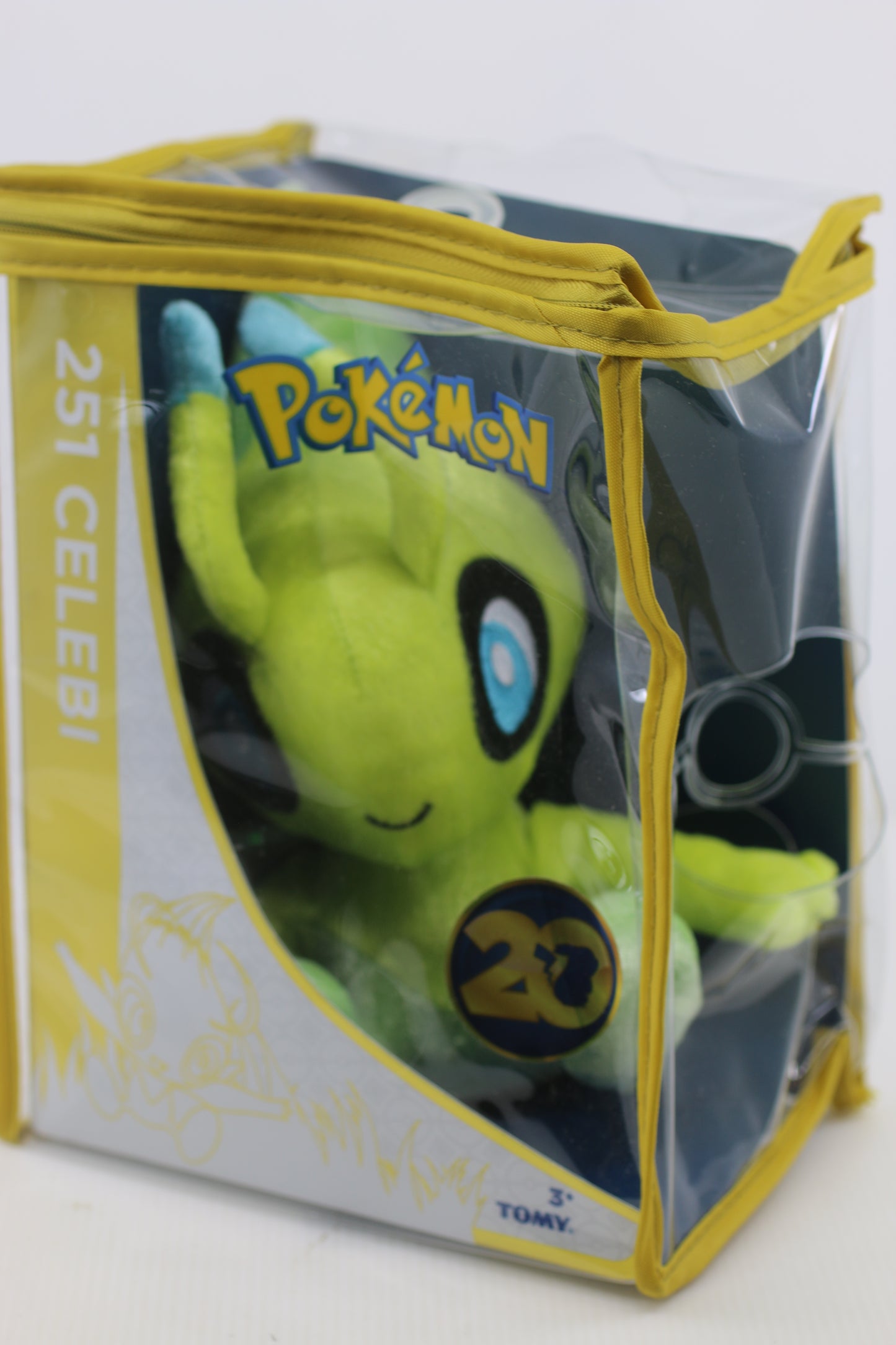 20th Anniversary Pokemon Plush by Tomy 251 Celebi 2016 In Original Packaging