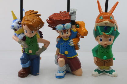 Vintage Digimon Walkie Talkies Set Matt Gabumon Tai Agumon 2000Figures LOT3 READ