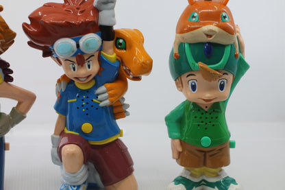 Vintage Digimon Walkie Talkies Set Matt Gabumon Tai Agumon 2000Figures LOT3 READ
