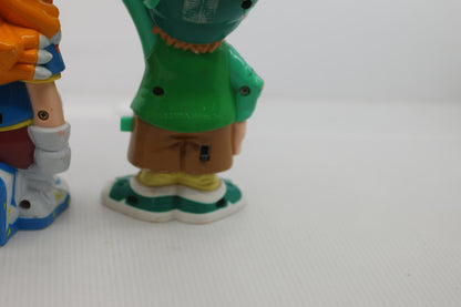 Vintage Digimon Walkie Talkies Set Matt Gabumon Tai Agumon 2000Figures LOT3 READ