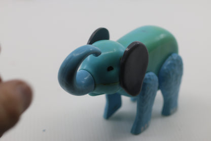 Fisher Price 991 Circus Train BLUE ELEPHANT Little People Vintage Toys