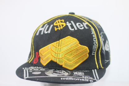 Vintage Hat Hustler Millonaire Cap City Hunter King Hustler Large one-size