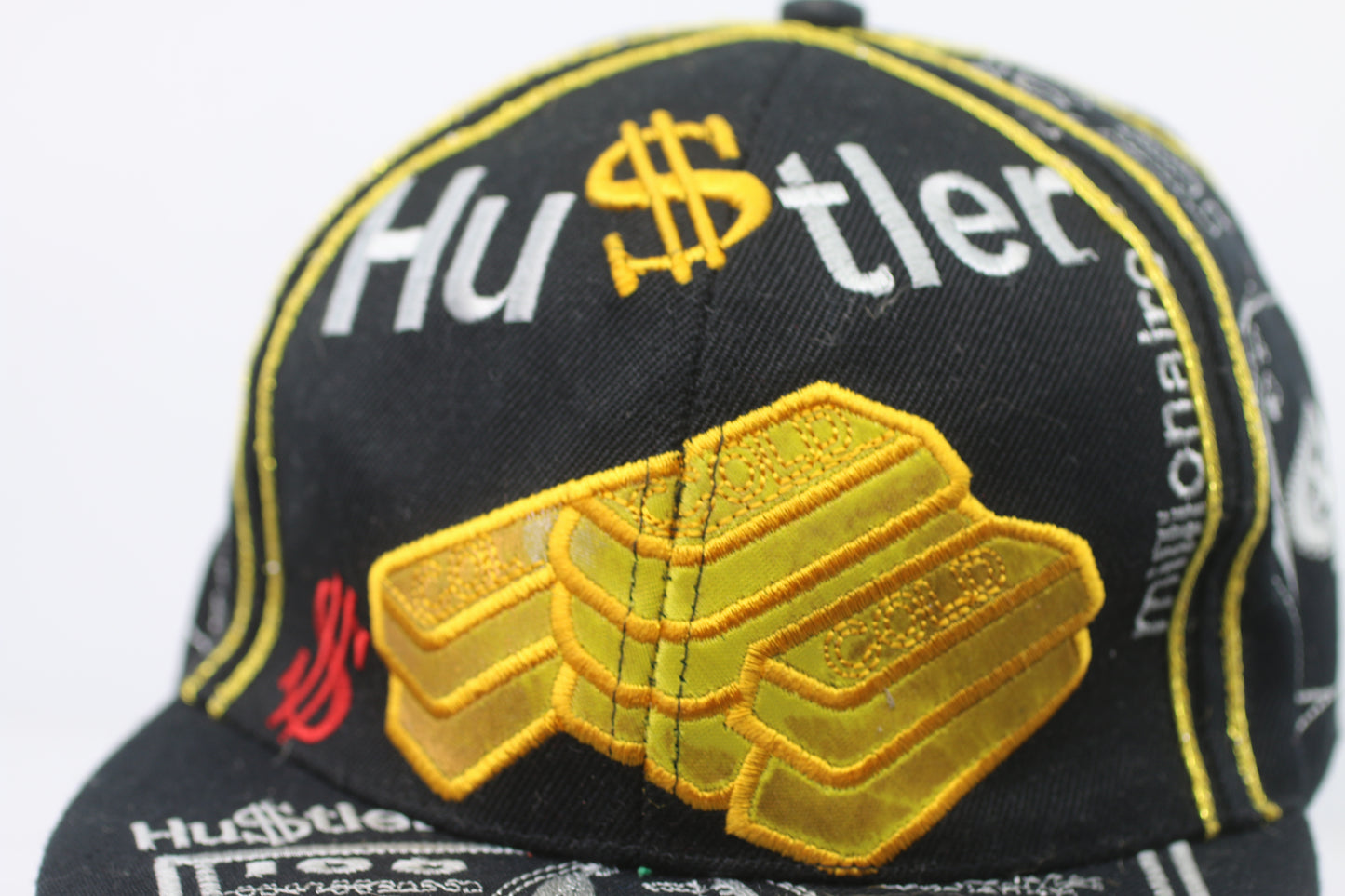 Vintage Hat Hustler Millonaire Cap City Hunter King Hustler Large one-size