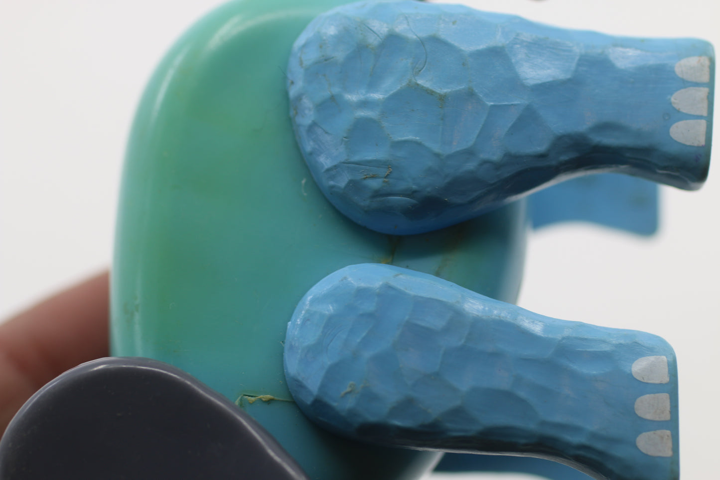 Fisher Price 991 Circus Train BLUE ELEPHANT Little People Vintage Toys