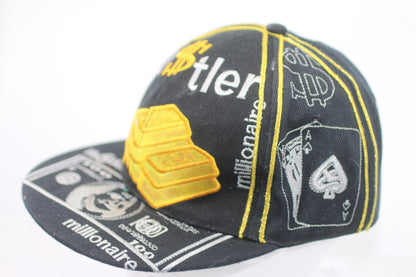 Vintage Hat Hustler Millonaire Cap City Hunter King Hustler Large one-size