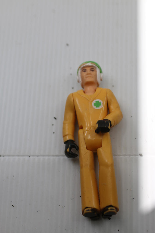 Vintage 1975 Fisher-Price Adventure People Rescue Copter White Pilot #305 toy #2