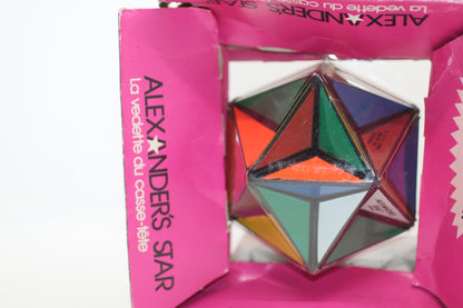 Vintage 1982 Alexander's Star Puzzle Ideal Rubik's Cube Brain Teaser Toy